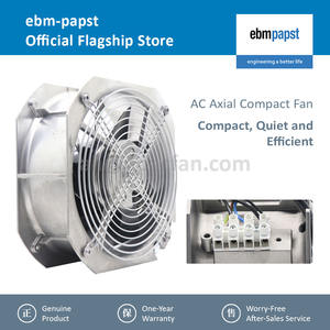 Ventilador Axial de Refrigeración para Gabinete de Inversor Fotovoltaico Eléctrico con Rodamiento de Bolas, para W2E200-HH38-07, 230 VCA, 2550 RPM, 64 W, 0.29 A, 935 m³/h - Product Image 2