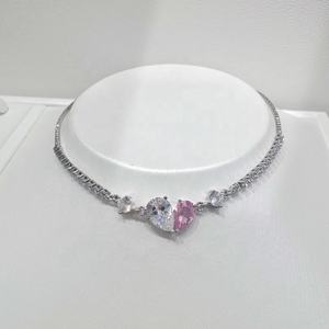 ราคาโรงงาน สร้อยข้อมือเงินแท้ 925 ประดับพลอยหลากสี ชุบทองหรูหรา สร้อยข้อมือเพื่อนซี้ประดับเพชรซิคอนสำหรับสาวๆ - Product Image 3