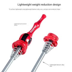 TOOPRE – Pernes de <span class=keywords><strong>roue</strong></span> à dégagement rapide pour <span class=keywords><strong>VTT</strong></span> et vélo de route en alliage de titane - Product Image 5