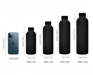Custom 500ml Frosted Soft Touch Sport <b>Cup</b> Vacuum Flask Thermal Stainless Steel Drink Bottles Sports Water Bottle - Product Image 5