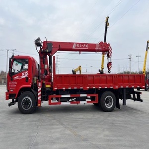 Grues mobiles à flèche droite montées sur camion de 3, 5, 8, 10 et 16 tonnes. Camions-grues équipés d'un système hydraulique articulé - Product Image 2
