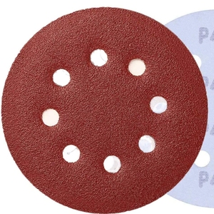 Disco Abrasivo de Óxido de Aluminio Rojo Diamante con Velcro, Disco de Lijado de 4 <span class=keywords><strong>Pulgadas</strong></span>, Grano 40 OEM # -2000 #   Garantía de 3 años personalizable - Product Image 1