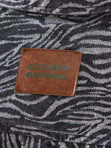 <span class=keywords><strong>Camicia</strong></span> Vintage a maniche lunghe da <span class=keywords><strong>uomo</strong></span> Top Casual in cotone Denim a righe - Product Image 6