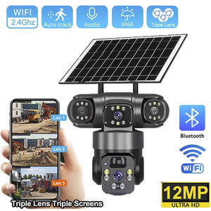 Caméra solaire 4G la plus vendue LLF, double objectif, WiFi 4G, double objectif PTZ, caméra CCTV extérieure avec suivi automatique des personnes, V380APP - Product Image 6