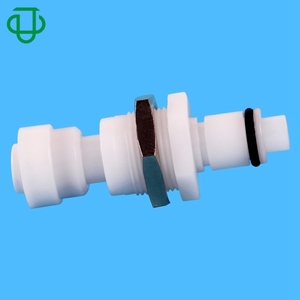 1/4 inch flow body In-Line Quick Disconnect Female Coupling1/4 5/16 OD Plastic <b>Hose</b> Fittings Air Quick Connector Water Fittings - Product Image 1