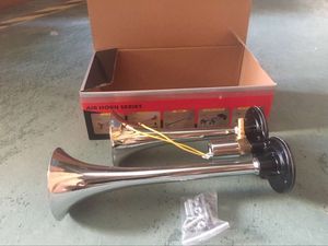 Untuk sirene truk klakson udara kontrol listrik LD-201 24V 450Hz 230mm/300mm Zinc + Aluminium 1 cara Speaker garansi 12 bulan - Product Image 6