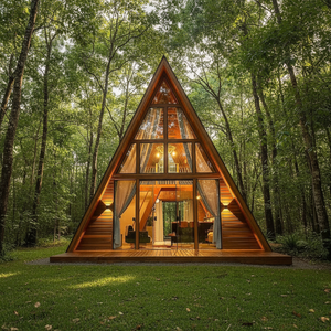 <span class=keywords><strong>Maison</strong></span> triangulaire en bord de <span class=keywords><strong>falaise</strong></span>, <span class=keywords><strong>Maison</strong></span> triangulaire rurale, Cabane en A de style campagnard, <span class=keywords><strong>Maison</strong></span> triangulaire de ferme, <span class=keywords><strong>Maison</strong></span> en A de luxe - Product Image 5