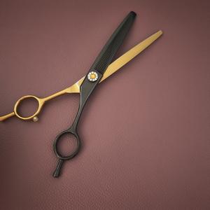 Ciseaux à effiler courbés Jy 7 pouces en acier inoxydable 440C pour toilettage des animaux - Product Image 4