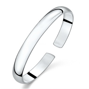Bracelet ouvert en argent plaqué Weihua pour femmes, bijoux pour femmes, accessoire de mode - Product Image 4
