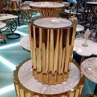 Table d'appoint moderne en métal pour salon d'hôtel ou de maison, idéale pour les petits espaces – Vente en gros usine, mobilier gain de place