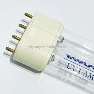 2G11 uv light sterilize 24w 254nm uv lamp for water purification h shape quartz glass tube