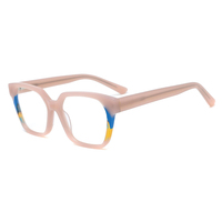 Montura de Gafas Ópticas de Acetato con Aro Completo, Unisex, para Uso Diario