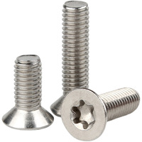 Vis de machine à tête fraisée plate DIN965T en acier inoxydable 304 316 avec embout Torx en titane