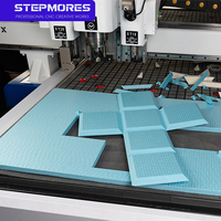 Machine de découpe CNC automatique 1325 avec couteau oscillant vibrant, système de contrôle Syntec, table d'aspiration par pompe à vide