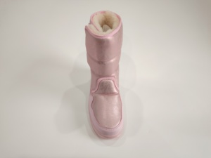 <span class=keywords><strong>Bottes</strong></span> de neige mi-mollet plates pour femmes, imperméables, en laine tricotée PU, <span class=keywords><strong>fourrées</strong></span>, chaudes, antidérapantes, pour le <span class=keywords><strong>ski</strong></span> et l'hiver - Product Image 2