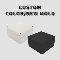 Caja electrónica de plástico a prueba de polvo personalizada de alta calidad de fábrica OEM Ip65 caja de conexiones de cable de alambre impermeable