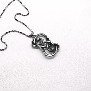 Yunnique-collar de acero de titanio con colgante de serpiente, estilo Punk Hip Hop, joyería Unisex con forma de animal, diseño Retro - Product Image 3