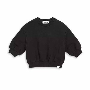 Ropa de bebé personalizada, top de chándal de Color sólido con cuello redondo, Sudadera de felpa francesa de gran tamaño con burbujas para niños - Product Image 6