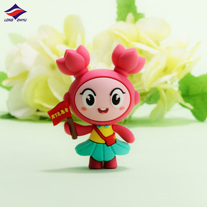 Figurines d'action Kawaii Longzhiyu, fabrication sur mesure, design 3D, jouets en PVC, poupées miniatures, 15 ans d'expérience en usine. - Product Image 2