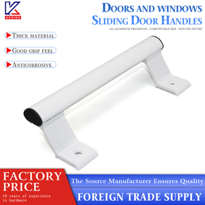 Tipo di alluminio bianco moderno C maniglia della porta con la caratteristica di spinta e di tirata per le <span class=keywords><strong>finestre</strong></span> a battente in fabbrica degli appartamenti direttamente - Product Image 3