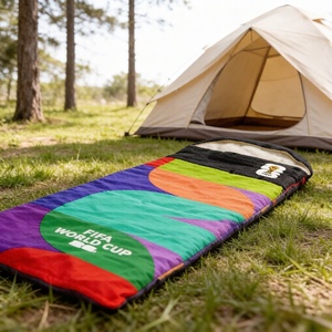 Sac de couchage à thème <span class=keywords><strong>Coupe</strong></span> <span class=keywords><strong>du</strong></span> <span class=keywords><strong>Monde</strong></span> <span class=keywords><strong>FIFA</strong></span> 2026 pour adultes – Idéal pour le camping en extérieur et les voyages sportifs – Compact et chaud - Product Image 3