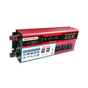 Convertisseur de courant sinusoïdal monophasé Suredom Automotive DC 12V/24V AC 220V/110V 2000W, quatre ports USB, certifié CE, 85% de rendement - Product Image 3
