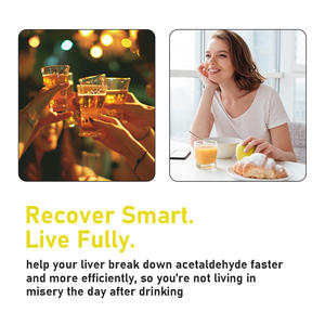 Jelly Pereda Mabuk 15000mg dengan <span class=keywords><strong>Vitamin</strong></span> B1 B6 <span class=keywords><strong>B12</strong></span>, Formula Herbal untuk Melindungi Hati dan Menutrisi Perut, Kustomisasi Pabrik - Product Image 4