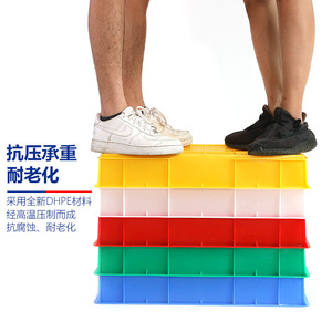 <b>Plastic</b> <b>Storage</b> Bin Rectangular Shallow Tray For Aquaculture Hardware Parts Organizing Blue Green Yellow Red <b>White</b> No Lid - Product Image 1