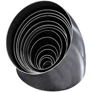 Codo de tubería de acero inoxidable 201 para pasamanos de escalera, con junta soldada por puntos de 45 grados, accesorios decorativos extendidos y gruesos, juego completo - Product Image 5