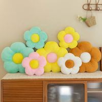 Produit populaire : Peluche Tournesol Joyeux, Géante 35 cm, Coussin Doux et Moelleux, Animal en Peluche, Fleur Colorée