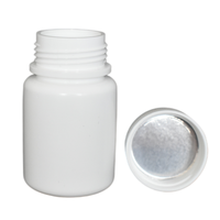 30ml Mini HDPE Pharma Bouteille en plastique pour la médecine solide Comprimé Pilule Capsule avec joint à chaud Bouchon à vis Fabricant en gros