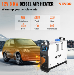VEVOR 5kw 24v diesel air Parking <b>Heater</b> with LCD Screen Switch Remote Control - Product Image 3