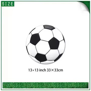 Ensemble de vaisselle classique pour fête de football, pour 10 personnes, avec assiettes, gobelets, serviettes et nappe, pour décorations d'anniversaire et d'événements sportifs - Product Image 2