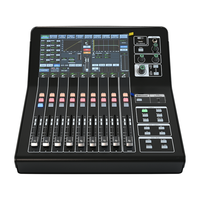 Console de mixage audio numérique professionnelle multifonction 16 canaux OEM en métal avec extension de boîtier de scène d'enregistrement multipiste Dante