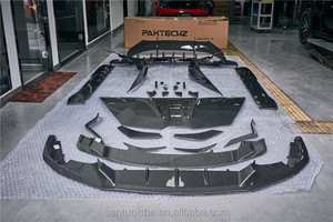 Nuevo Kit de Carrocería de Fibra de Carbono para Lamborghini Huracán EVO, Incluye Difusor Delantero, Alerón y Parachoques - Product Image 2