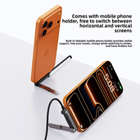 Kabel Data 2-in-1 65W 5A/6A Pengisian Cepat Tembaga Murni Silikon Tipe-C ke Tipe-C dengan Transfer Data untuk Ponsel & Power Bank
