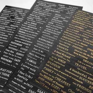 Feuille personnalisée or argent journalisation autocollants en-tête devis de <span class=keywords><strong>test</strong></span> déjoué planificateur diviseur autocollants scrapbooking autocollants - Product Image 2