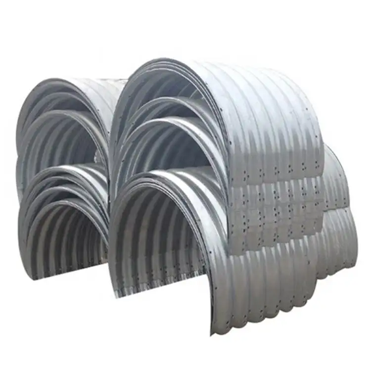 600mm 900mm 1000mm Half Circular Assemble Corrugated Galvanized Steel Arch Road Bridge Culvert Pipes