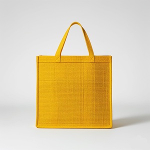 Sac fourre-tout en <span class=keywords><strong>toile</strong></span> <span class=keywords><strong>de</strong></span> <span class=keywords><strong>jute</strong></span> imprimé écologique réutilisable avec poignée Pochettes personnalisées bon marché - Product Image 3