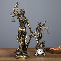 Sculpture personnalisée en bronze de Thémiès, déesse de la justice, statue en résine de la Dame de la Justice pour la décoration de la maison, du bureau, de la bibliothèque, de la salle d'avocats
