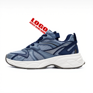 <span class=keywords><strong>Sneakers</strong></span> Casual Estive da Donna con Zeppa Alta e Plateau, Scarpe Sportive Traspiranti in Rete con Lacci e Design Piatto - Product Image 1