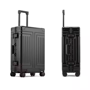 Factory Direct Simple 20/24/26 Inch Universal Wheel TSA Password Suitcase All Aluminum Alloy <strong>Luggage</strong> Case Wholesale - Product Image 6