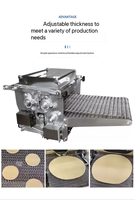 Machine à tortilla mexicaine entièrement automatique pour farine de maïs Taco Roti Maker Press Pain Produit céréalier Tortilla Making Machines