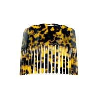 Peignes à cheveux en résine acrylique imitation écaille de tortue, accessoires pour cheveux pour femmes et filles