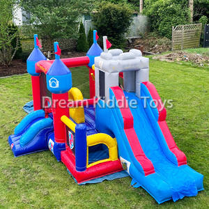 צבע מתנפחים pvc הטירה להקפיץ בית הילדים בחצר האחורית ילדים קפיצות לשחק בבית מתנפחים - Product Image 2