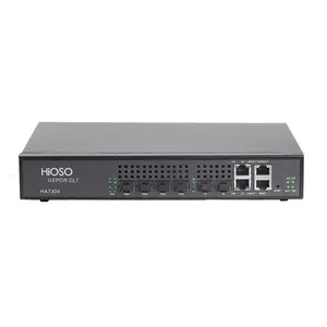 Hioso Ftth olt מיני 4pon סיבים אופטי ציוד epon olt כולל 4sfp px20 + + + 4 יציאת epon