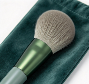 Kits de maquillage professionnels en coton recyclable, pinceaux éventail plats, fond de teint, sourcils, anticernes, fards à paupières, crayon pour les yeux - Product Image 2