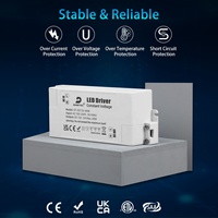 Pilote de transformateur d'alimentation Led, à tension constante 15W 1,25 a AC 100-240V DC 12V, vente en gros possible