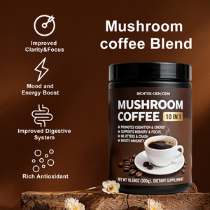 Nhãn Hiệu Riêng 10 Trong <span class=keywords><strong>1</strong></span> Nấm Chiết Xuất Cà Phê Bổ Sung Với Ngay Lập Tức Cà Phê Cho Năng Lượng - Product Image 4