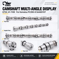 6754-41-1100 Rakitan Camshaft Poros Pengatur Waktu Katup Mesin untuk Excavator Komatsu PC200-8 SAA6D107E Mesin Diesel